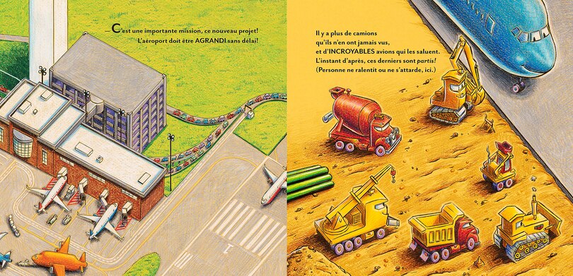 Aper&ccedil;u du contenu_&Agrave; l&rsquo;a&eacute;roport, les camions!