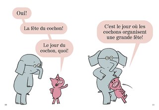 Aper&ccedil;u du contenu_&Eacute;l&eacute;phant et Rosie : Joyeuse f&ecirc;te du cochon!