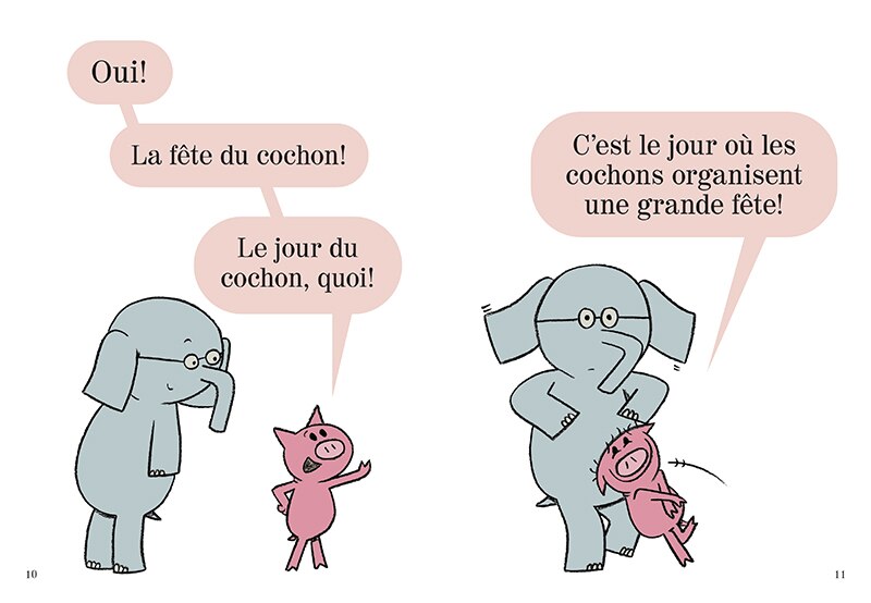 Aper&ccedil;u du contenu_&Eacute;l&eacute;phant et Rosie : Joyeuse f&ecirc;te du cochon!