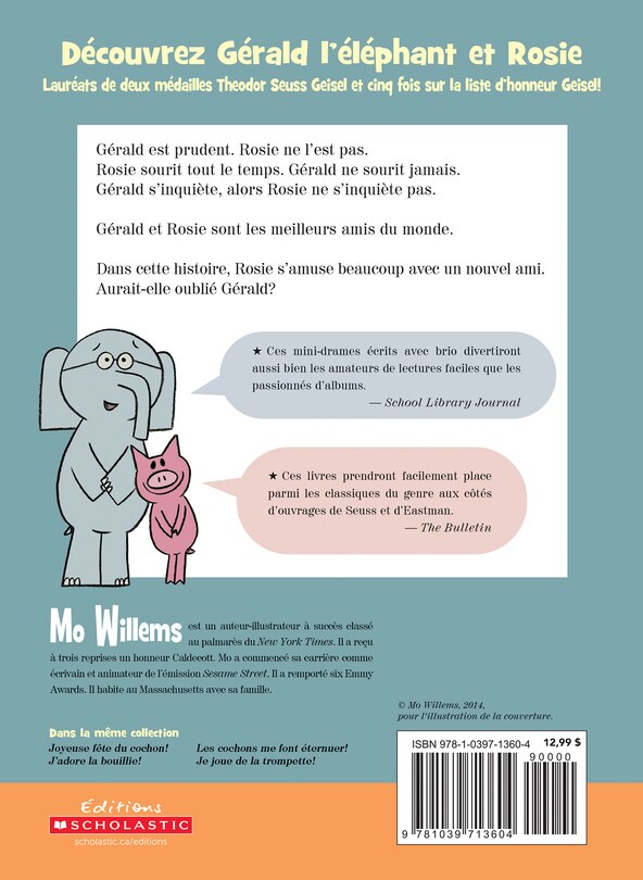 Couverture arri&egrave;re_&Eacute;l&eacute;phant et Rosie : Le nouvel ami de Rosie