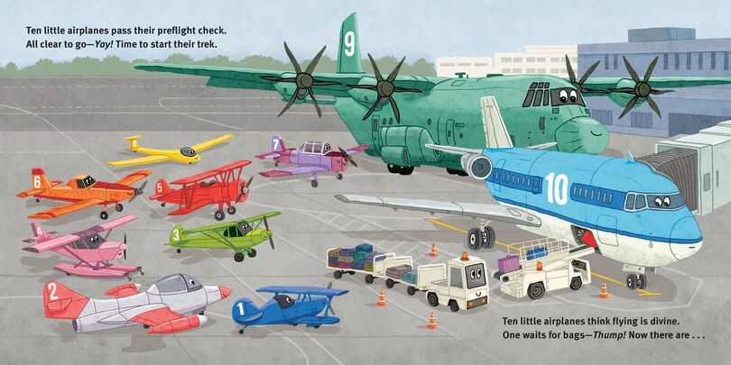 Aper&ccedil;u du contenu 3_10 Little Airplanes