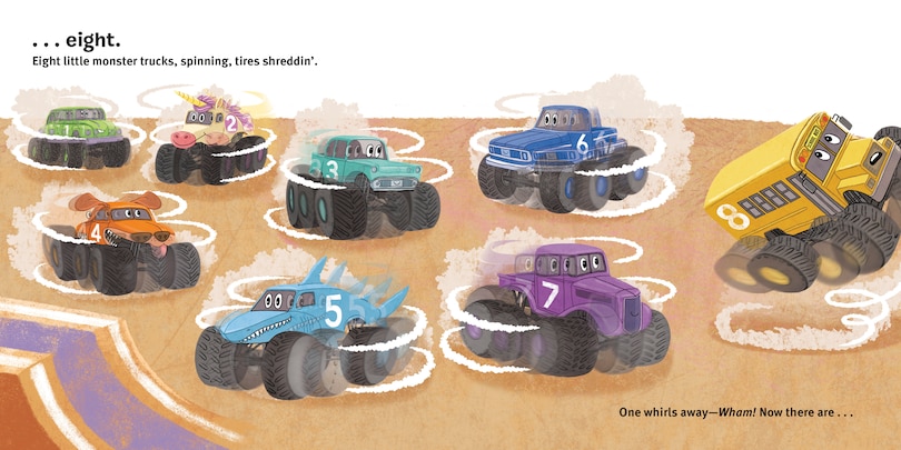 Aper&ccedil;u du contenu_10 Little Monster Trucks