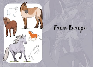 Sample content 3_10 Step Drawing: Horses & Ponies