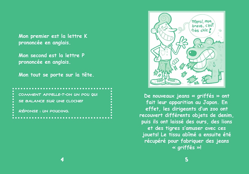 Aper&ccedil;u du contenu_100 blagues! Et plus... N˚ 52