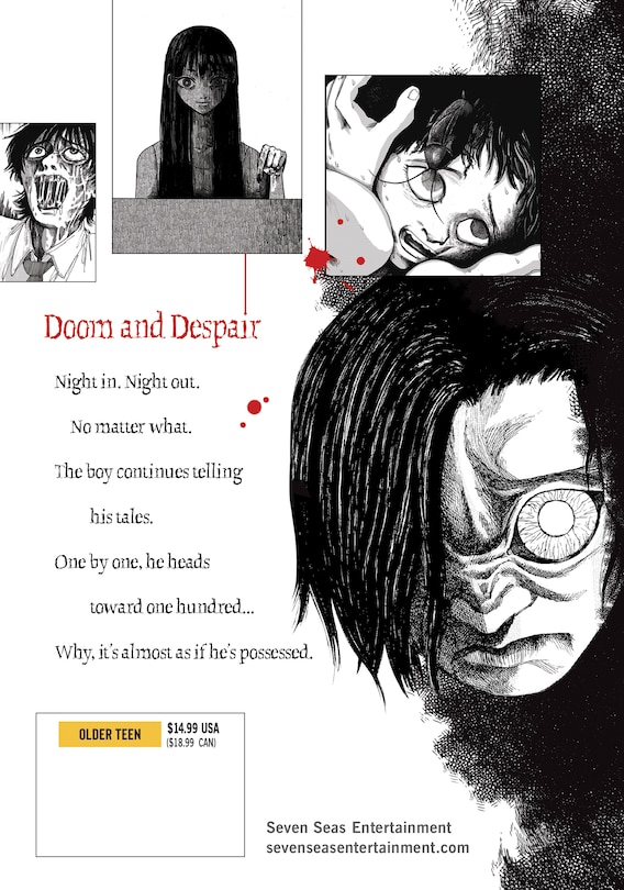 Back cover_100 Ghost Stories That Will Lead to My Own Death Vol. 2