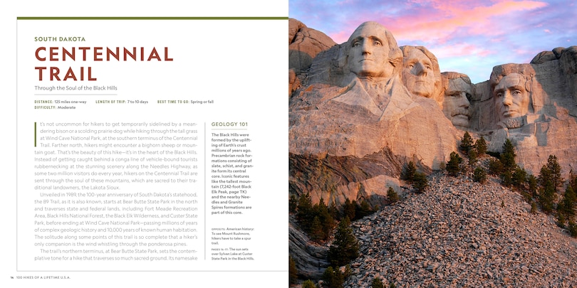 Sample content 3_100 Hikes of a Lifetime U.S.A.