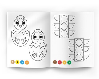 Sample content 2_101 Color By Numbers: Fun Activity Book For Children