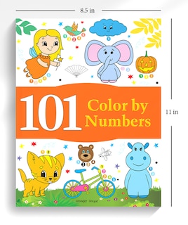 Sample content 4_101 Color By Numbers: Fun Activity Book For Children