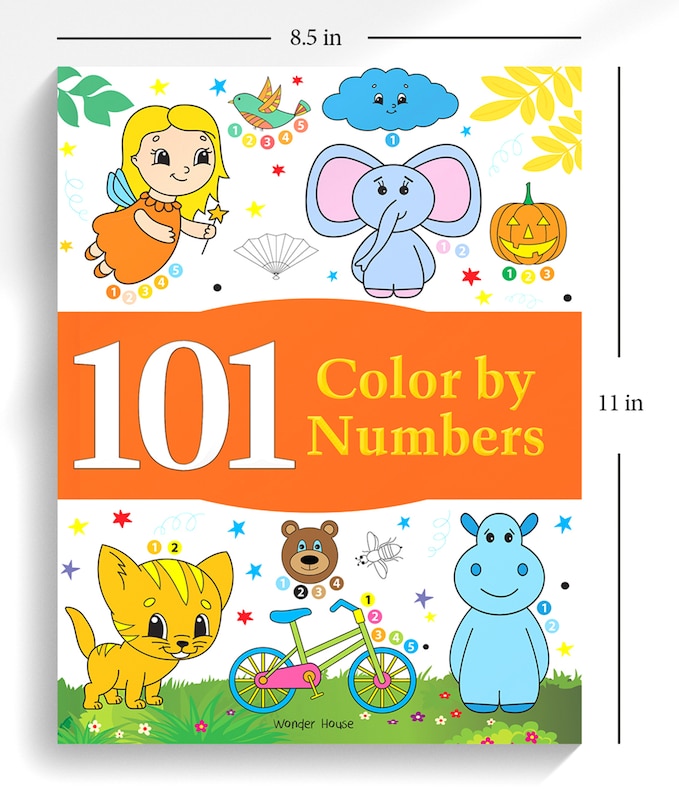 Sample content 4_101 Color By Numbers: Fun Activity Book For Children