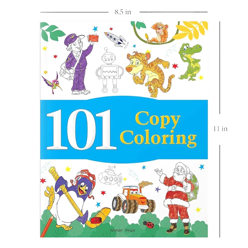 Sample content 3_101 Copy Coloring: Fun Activity Book For Children