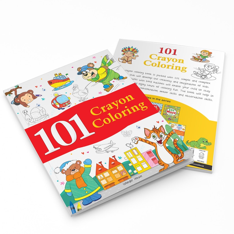 Aper&ccedil;u du contenu 3_101 Crayon Coloring: Fun Activity Book For Children