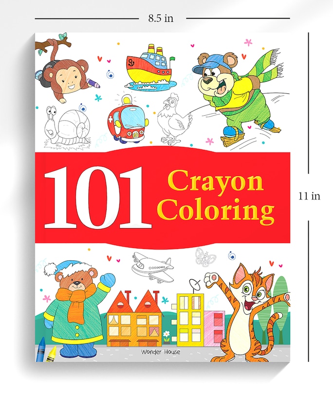 Aper&ccedil;u du contenu 4_101 Crayon Coloring: Fun Activity Book For Children