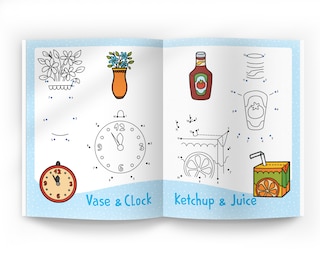 Aper&ccedil;u du contenu 2_101 Dot To Dot Coloring: Fun Activity Book For Children