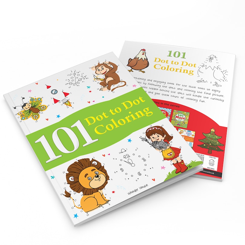 Aper&ccedil;u du contenu 3_101 Dot To Dot Coloring: Fun Activity Book For Children