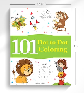 Aper&ccedil;u du contenu 4_101 Dot To Dot Coloring: Fun Activity Book For Children