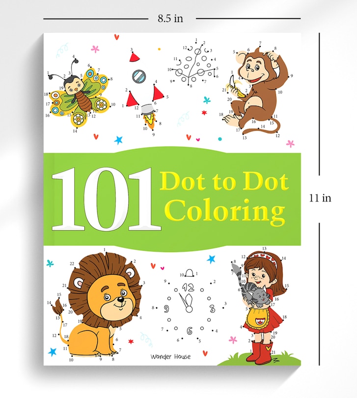 Aper&ccedil;u du contenu 4_101 Dot To Dot Coloring: Fun Activity Book For Children
