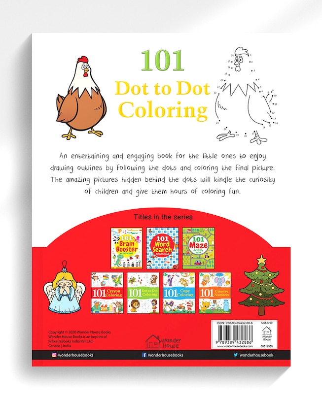 Aper&ccedil;u du contenu 5_101 Dot To Dot Coloring: Fun Activity Book For Children