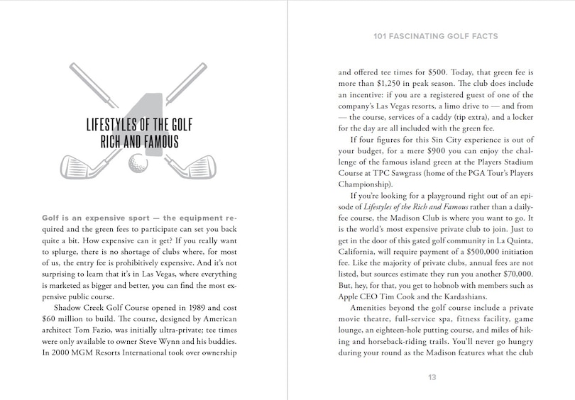 Sample content 2_101 Fascinating Golf Facts