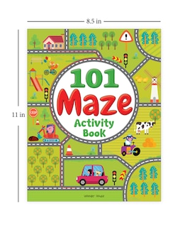 Sample content 4_101 Maze Activity Book: Fun Activity Book For Children