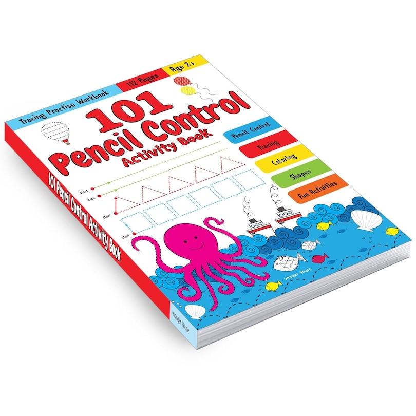 Aper&ccedil;u du contenu 3_101 Pencil Control Activity Book For Kids: Tracing Practise Book Age 2+