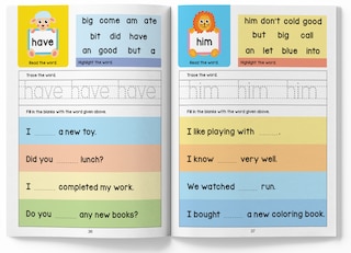 Aper&ccedil;u du contenu 2_101 Sight Words And Sentence (With 400+ Sentences To Read): Activity Book For Children