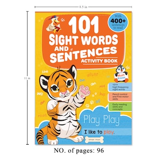 Aper&ccedil;u du contenu 4_101 Sight Words And Sentence (With 400+ Sentences To Read): Activity Book For Children