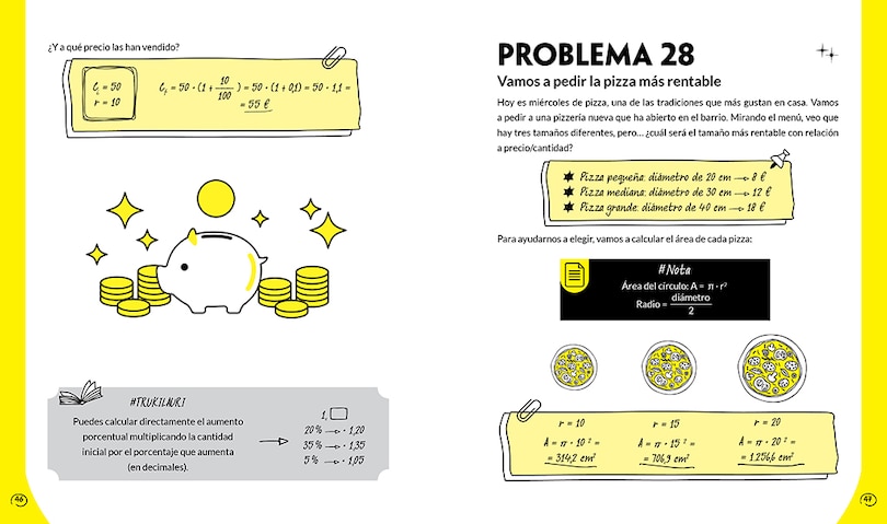 Aperçu du contenu_101 tips de matemáticas para la vida real. Tu día a día más fácil con la asignatura más temida / 101 Math Tips for Real Life