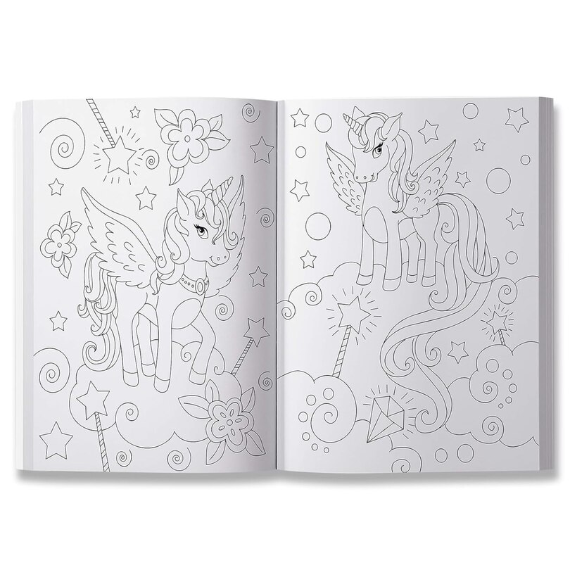 Aper&ccedil;u du contenu_101 Unicorn Colouring Book: Fun Activity Colouring Book For Children