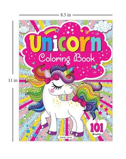 Aper&ccedil;u du contenu 4_101 Unicorn Colouring Book: Fun Activity Colouring Book For Children