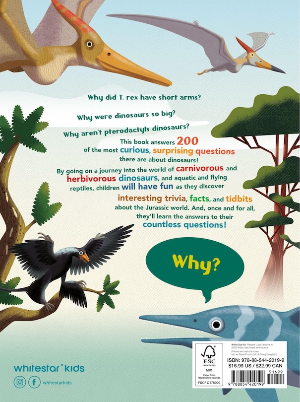 Back cover_200 Q&As About Dinosaurs