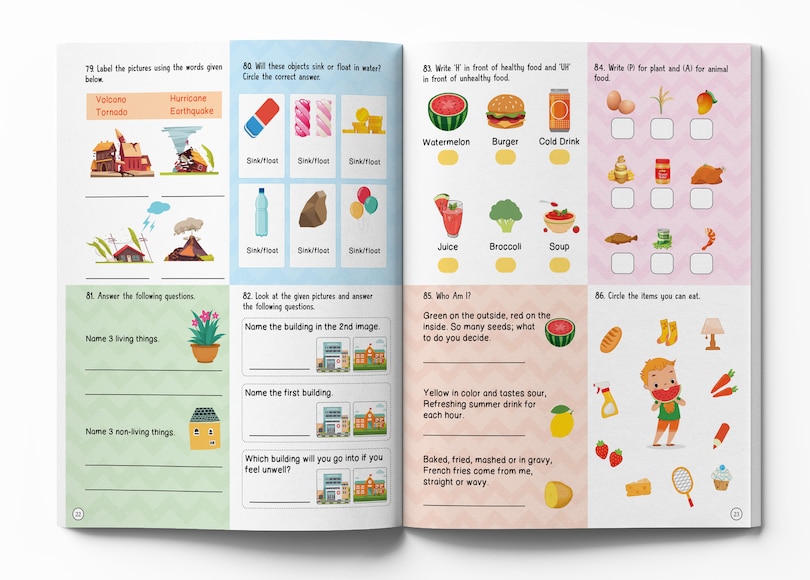 Aper&ccedil;u du contenu 2_201 Amazing Activity Book - Fun Activities and Puzzles For Children: Spot The Difference, Logical Reasoning, Patterns & Tracing