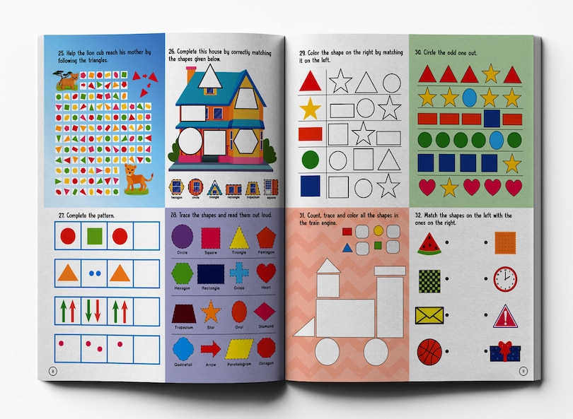 Aper&ccedil;u du contenu 3_201 Amazing Activity Book - Fun Activities and Puzzles For Children: Spot The Difference, Logical Reasoning, Patterns & Tracing