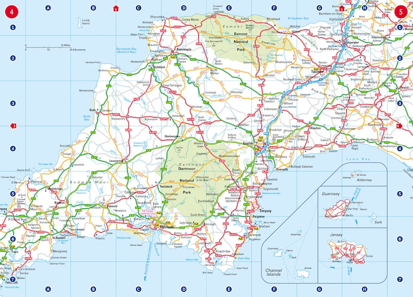 Sample content_2020 Collins Handy Road Atlas Britain And Ireland