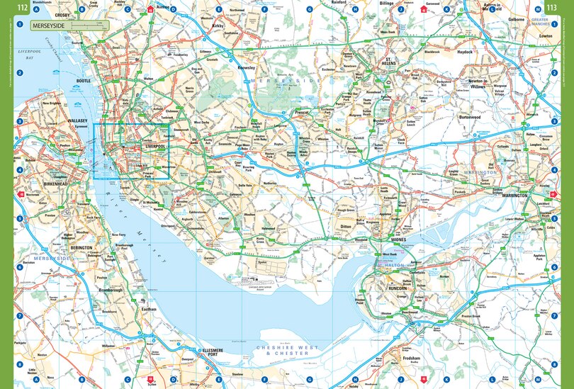 Sample content 2_2025 Collins Big Road Atlas Britain and Northern Ireland