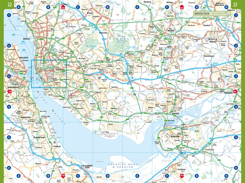 Sample content 2_2025 Collins Essential Road Atlas Britain and Northern Ireland