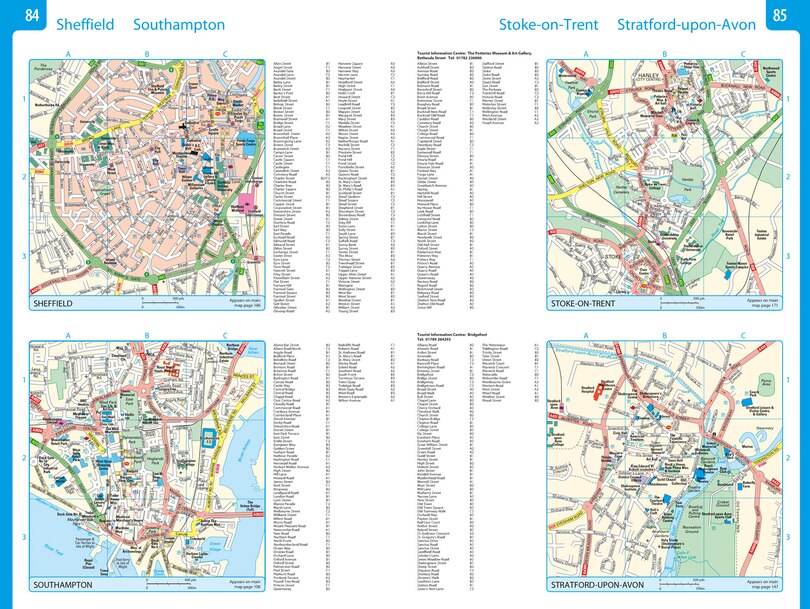 Sample content 4_2025 Collins Essential Road Atlas Britain and Northern Ireland