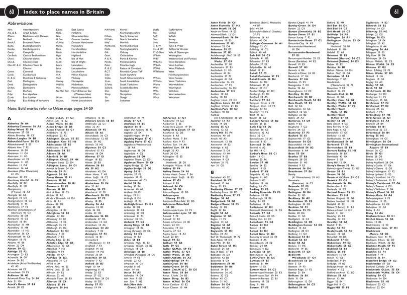 Aperçu du contenu_2025 Collins Handy Road Atlas Britain and Ireland