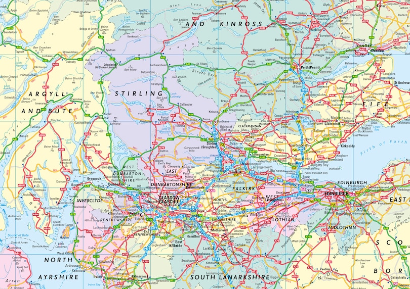 Sample content 4_2025 Collins Road Map of Britain
