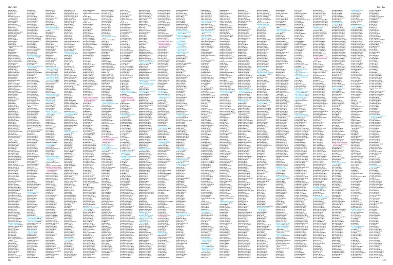 Sample content 4_2026 Collins Big Road Atlas Britain and Northern Ireland
