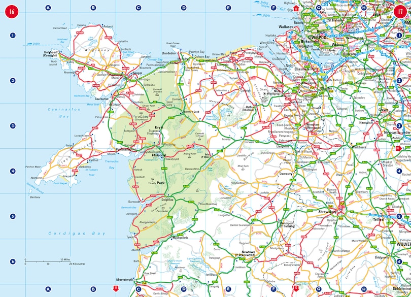 Sample content_2026 Collins Handy Road Atlas Britain and Ireland