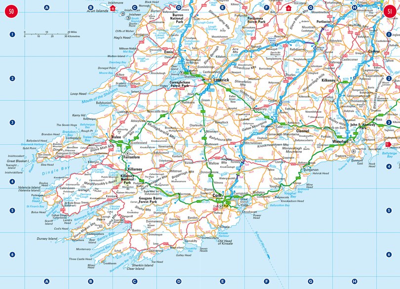 Sample content 2_2026 Collins Handy Road Atlas Britain and Ireland