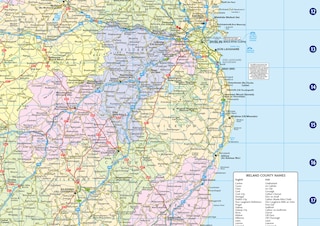 Sample content 3_2026 Collins Road Map of Ireland: Clear and detailed folded map of Ireland (Collins Road Atlas)