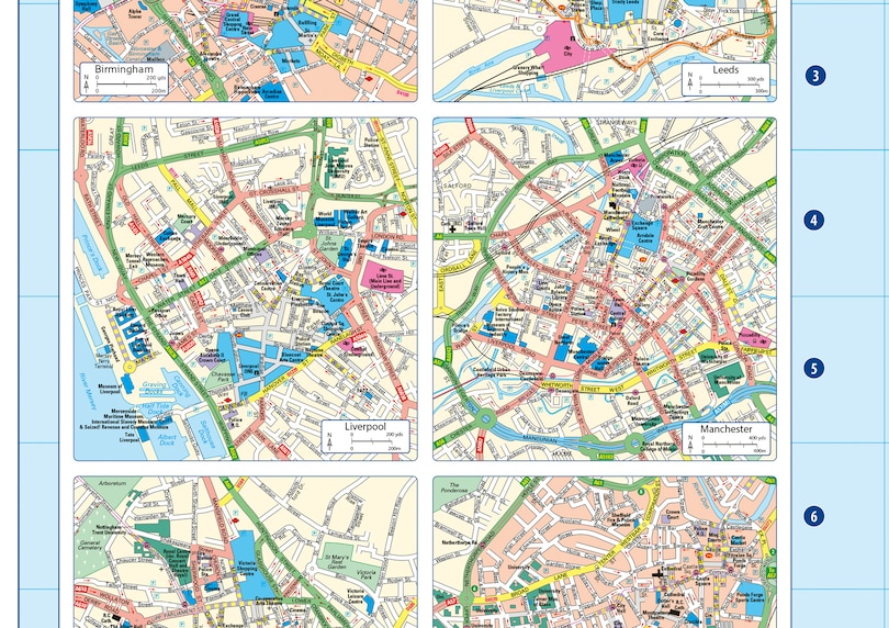 Sample content 4_2026 Collins Road Map of Britain: Clear and detailed folded map of Scotland (Collins Road Atlas)