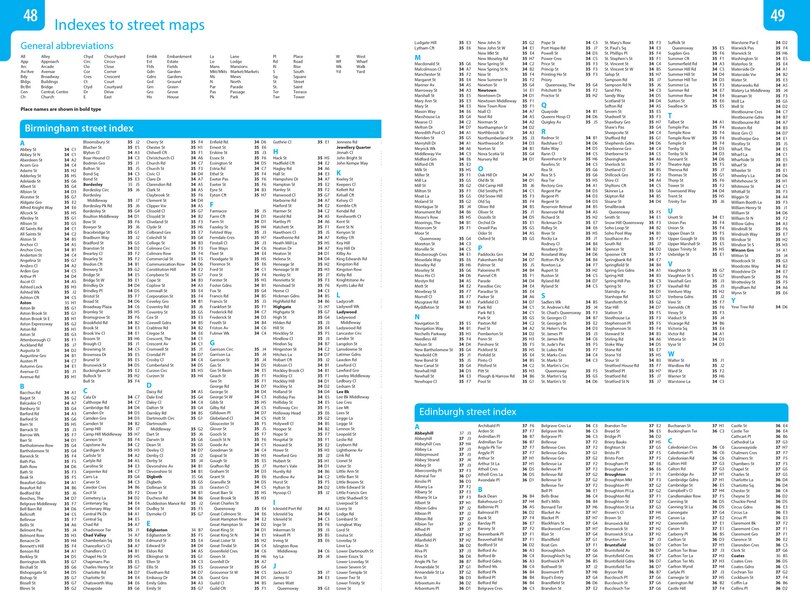Sample content 3_2027 Collins Essential Road Atlas Britain and Northern Ireland