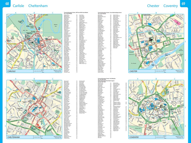 Sample content 4_2027 Collins Essential Road Atlas Britain and Northern Ireland