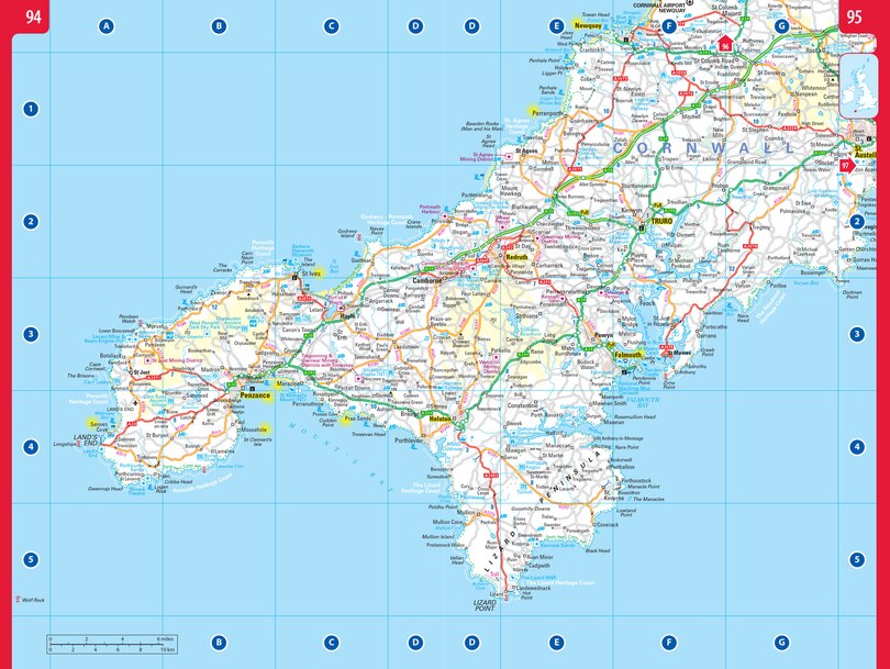 Sample content 5_2027 Collins Essential Road Atlas Britain and Northern Ireland