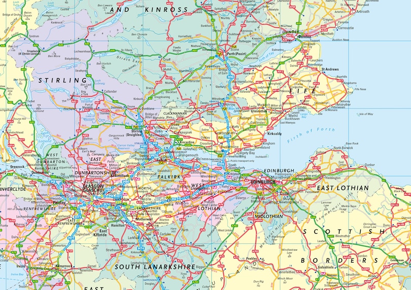 Sample content 3_2027 Collins Road Map of Britain