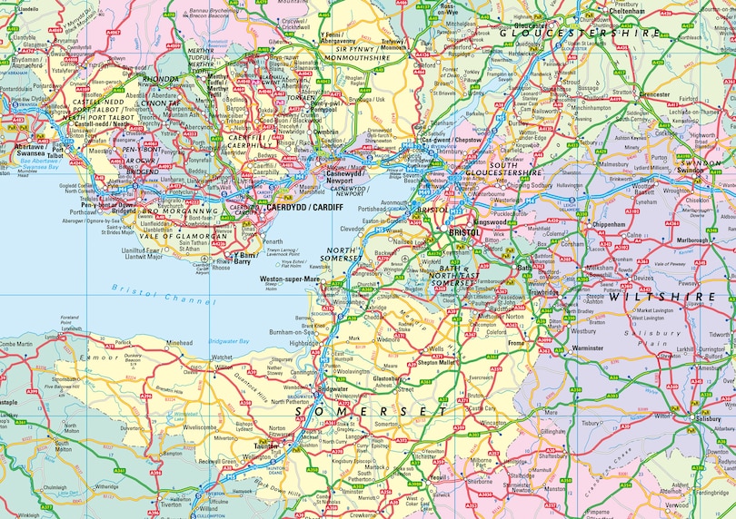 Sample content 4_2027 Collins Road Map of Britain