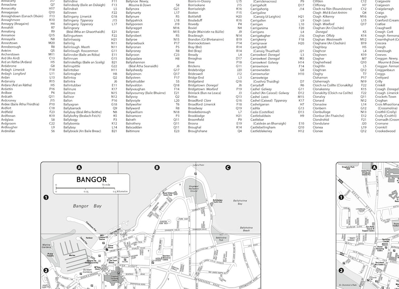 Aper&ccedil;u du contenu 4_2027 Collins Road Map of Ireland