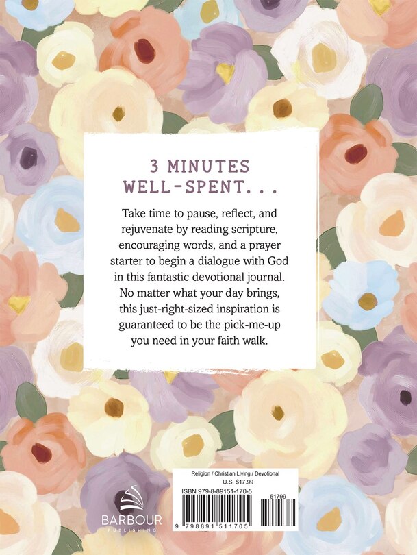 Back cover_3-Minute Devotions for Women Journal